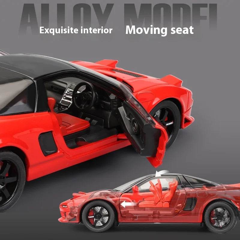 Premium Diecast 1 To 32 NSX Model Car With Sound Light Gift - ToylandEU