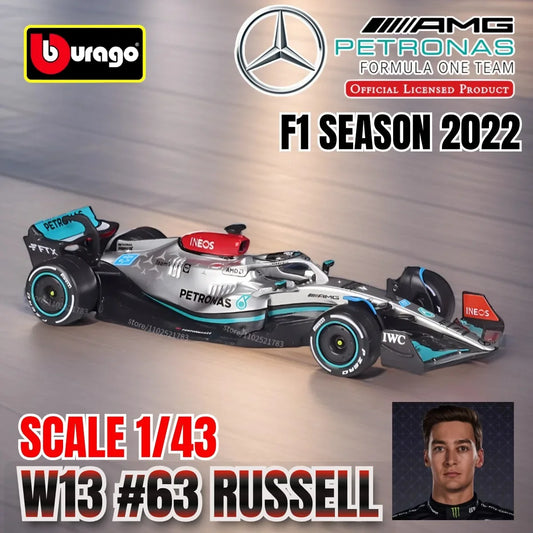 Premium Diecast 1to43 F1 Racing Car Model By Bburago - ToylandEU