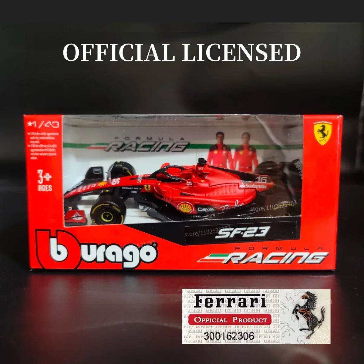 Premium Diecast 1to43 F1 Racing Car Model By Bburago - ToylandEU