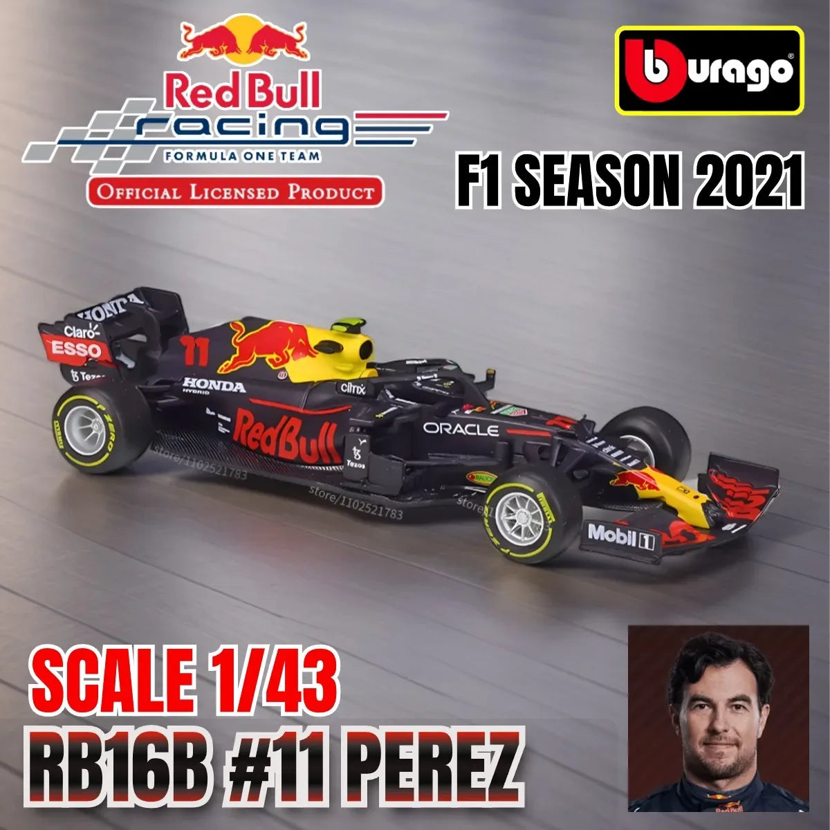 Premium Diecast 1to43 F1 Racing Car Model By Bburago - ToylandEU