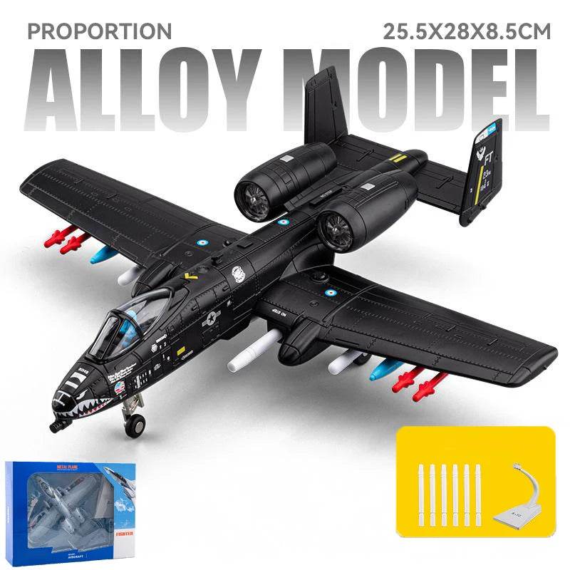 Premium Diecast Aircraft Model A 10 Thunderbolt II Sound And Light Function For Collectors - ToylandEU