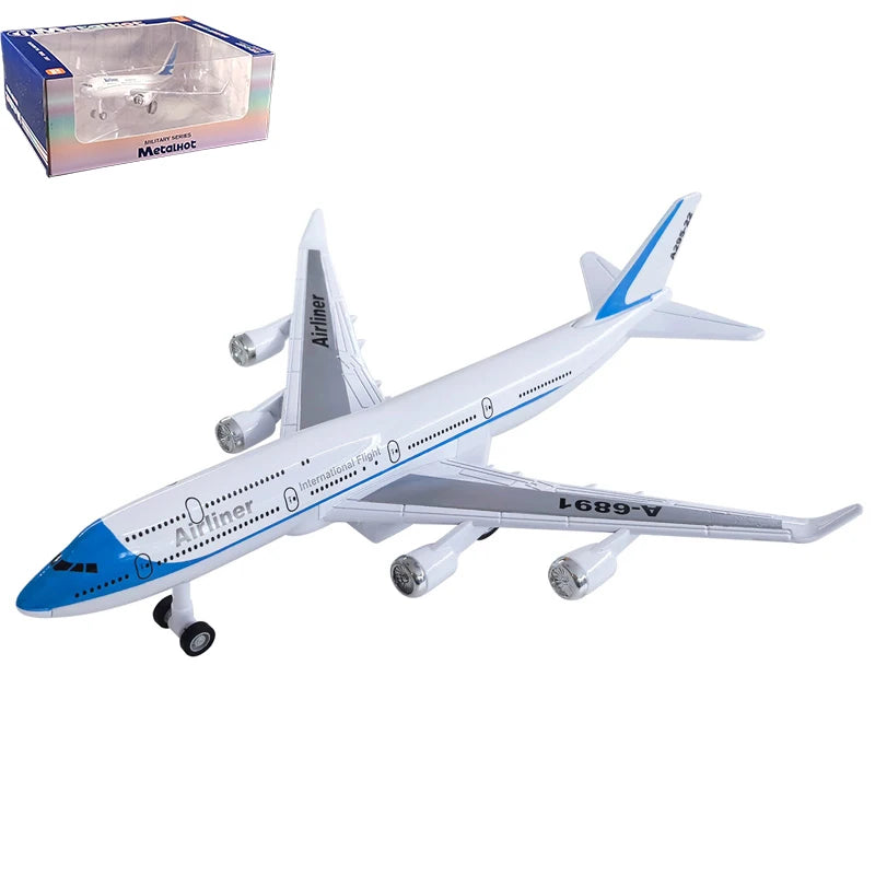 Premium Diecast Aircraft Model Alloy Construction With Sound And Light For Collectors And Hobbyists - ToylandEU
