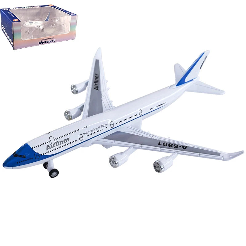 Premium Diecast Aircraft Model Alloy Construction With Sound And Light For Collectors And Hobbyists - ToylandEU