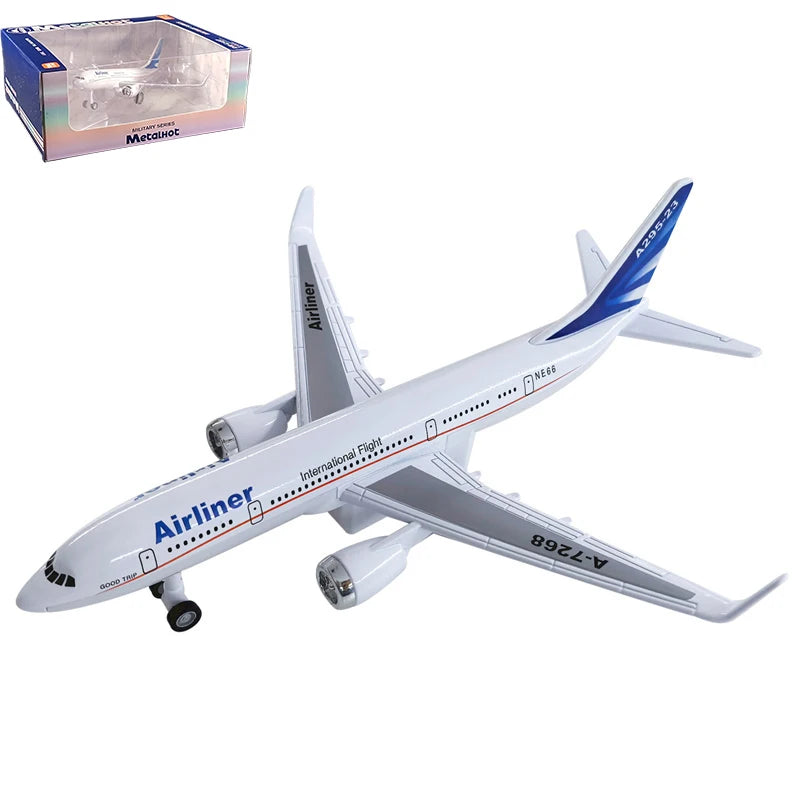 Premium Diecast Aircraft Model Alloy Construction With Sound And Light For Collectors And Hobbyists - ToylandEU