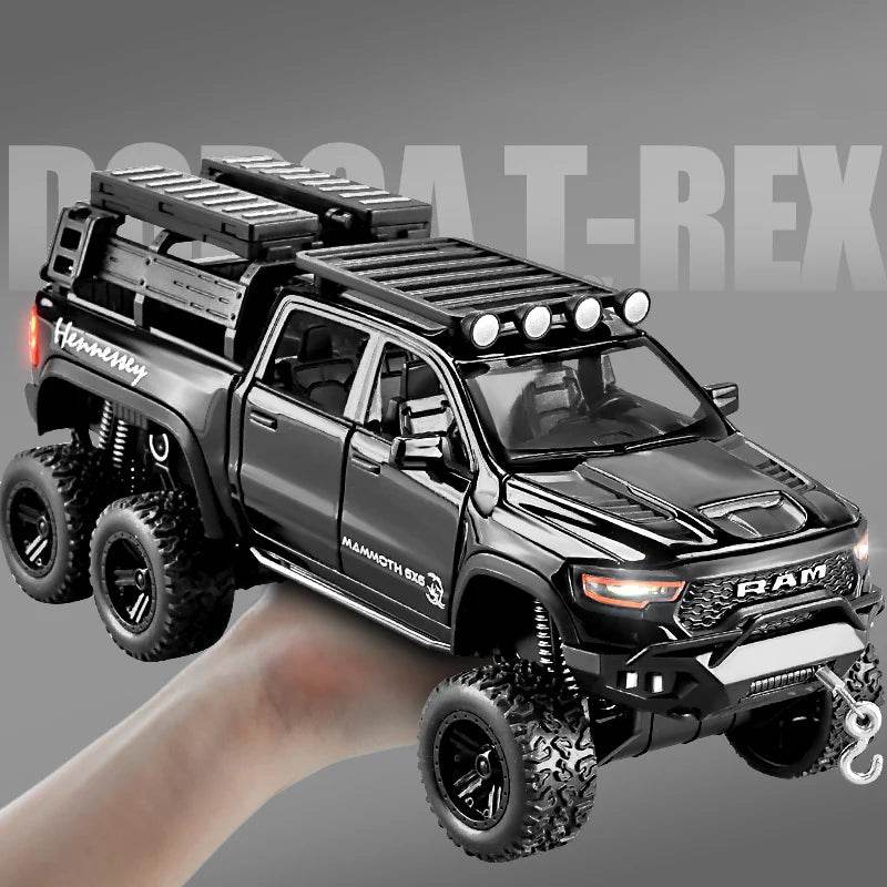 Premium Diecast Alloy Car Model Tyrannosaurus 6x6 Kids - ToylandEU