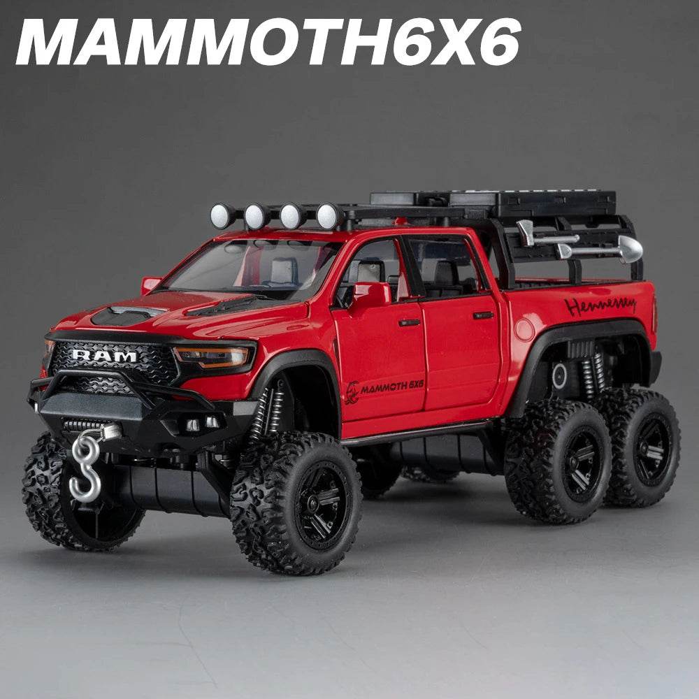 Premium Diecast Alloy Car Model Tyrannosaurus 6x6 Kids - ToylandEU