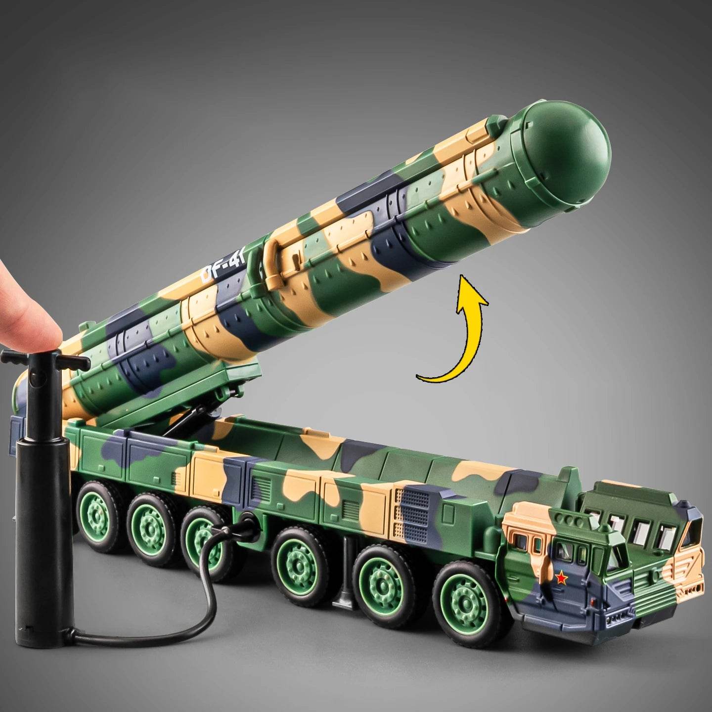 Premium Diecast Alloy Missile Carrier Model Car Scale One To Fifty Julang Launcher For Adult Collectors - ToylandEU