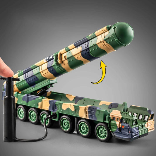 Premium Diecast Alloy Missile Carrier Model Car Scale One To Fifty Julang Launcher For Adult Collectors - ToylandEU