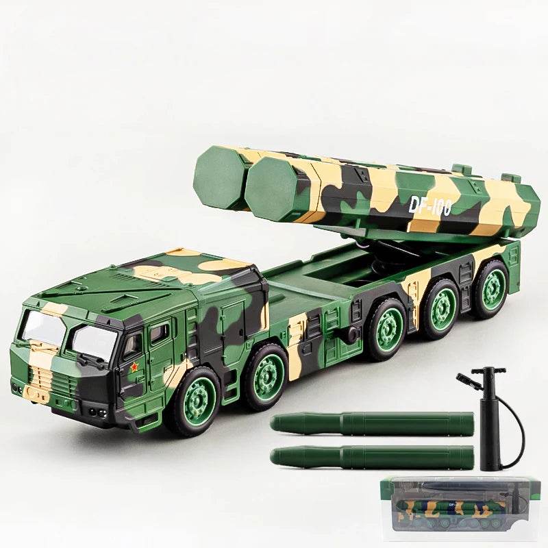 Premium Diecast Alloy Missile Carrier Model Car Scale One To Fifty Julang Launcher For Adult Collectors - ToylandEU