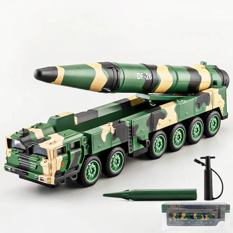 Premium Diecast Alloy Missile Carrier Model Car Scale One To Fifty Julang Launcher For Adult Collectors - ToylandEU