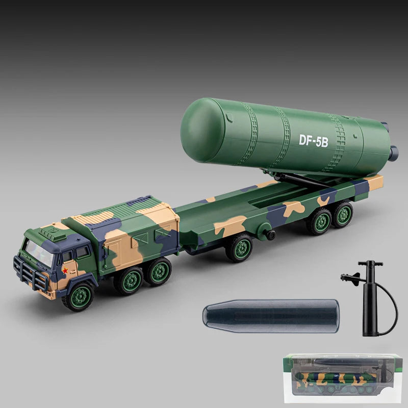 Premium Diecast Alloy Missile Carrier Model Car Scale One To Fifty Julang Launcher For Adult Collectors - ToylandEU