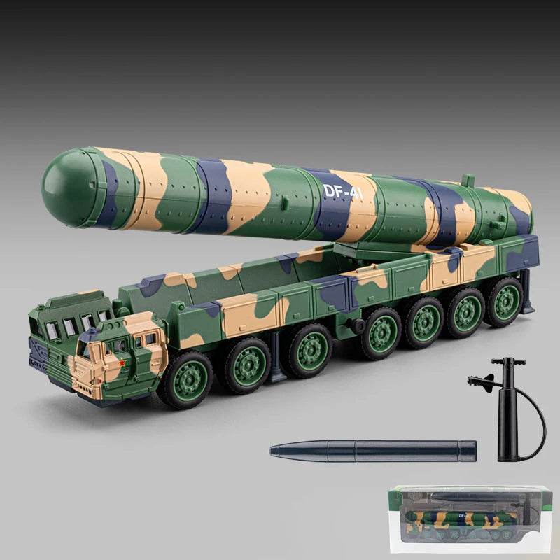 Premium Diecast Alloy Missile Carrier Model Car Scale One To Fifty Julang Launcher For Adult Collectors - ToylandEU
