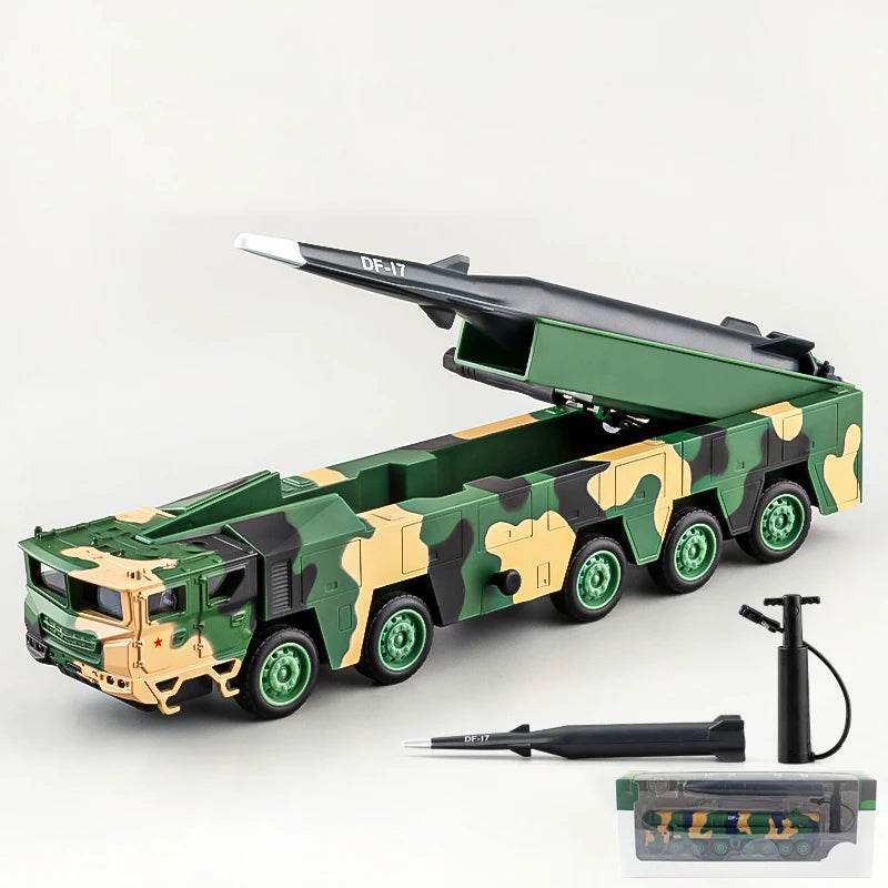 Premium Diecast Alloy Missile Carrier Model Car Scale One To Fifty Julang Launcher For Adult Collectors - ToylandEU