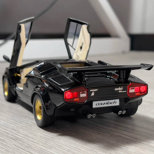 Premium Diecast Alloy Model Car 1 24 Countach LP500S Sideswipe Collector Ornament For Boys And Collectors - ToylandEU