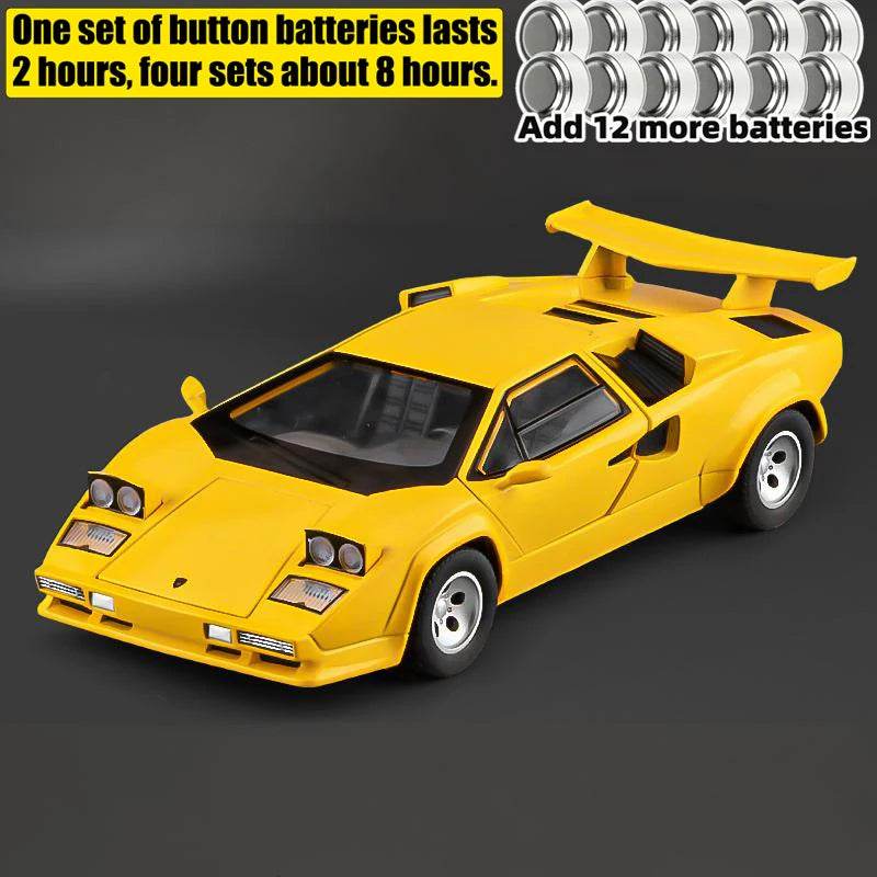 Premium Diecast Alloy Model Car 1 24 Countach LP500S Sideswipe Collector Ornament For Boys And Collectors - ToylandEU