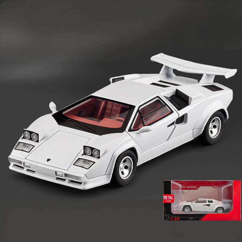 Premium Diecast Alloy Model Car 1 24 Countach LP500S Sideswipe Collector Ornament For Boys And Collectors - ToylandEU