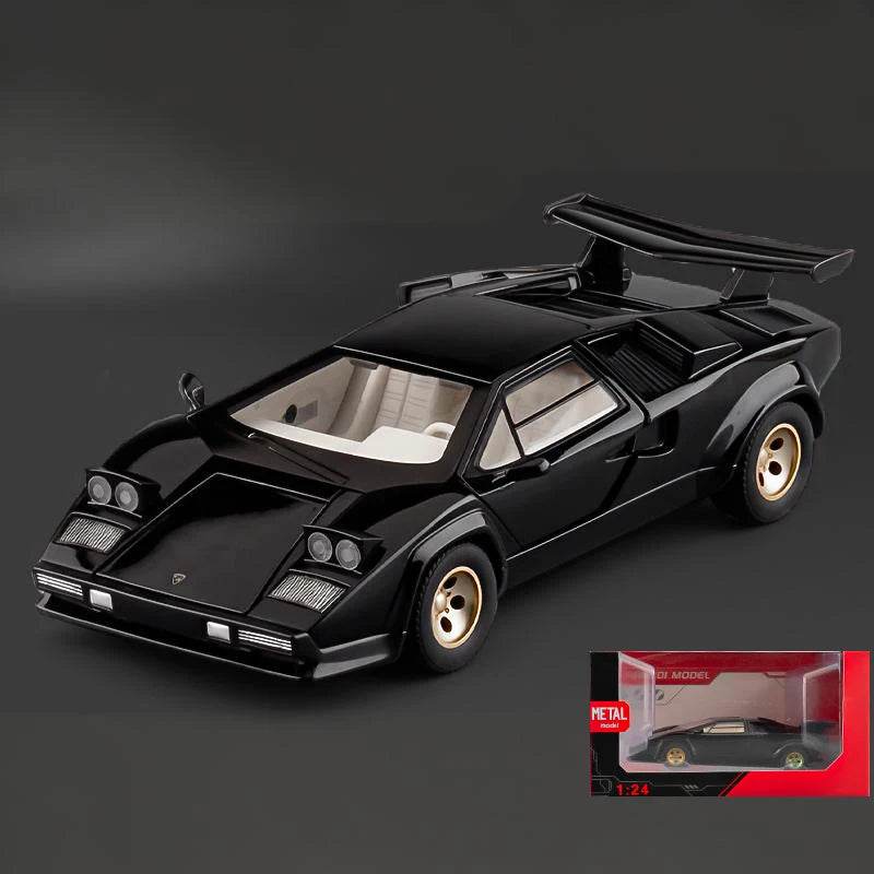 Premium Diecast Alloy Model Car 1 24 Countach LP500S Sideswipe Collector Ornament For Boys And Collectors - ToylandEU