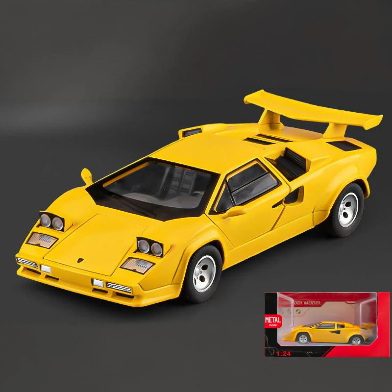 Premium Diecast Alloy Model Car 1 24 Countach LP500S Sideswipe Collector Ornament For Boys And Collectors - ToylandEU