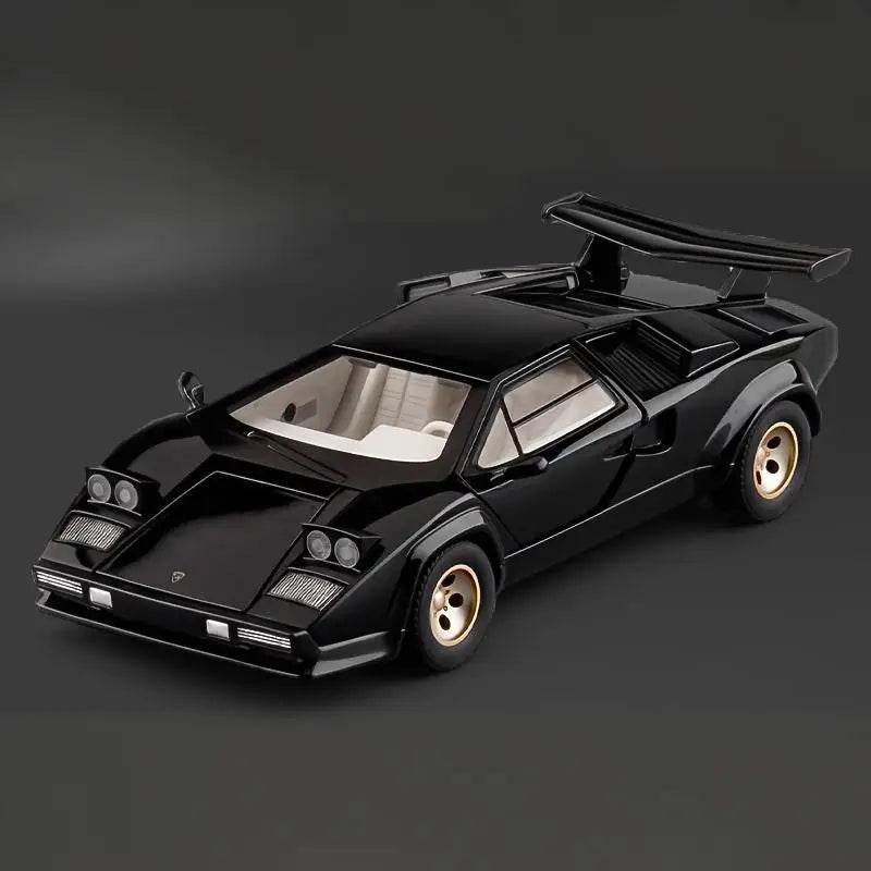 Premium Diecast Alloy Model Car 1 24 Countach LP500S Sideswipe Collector Ornament For Boys And Collectors - ToylandEU