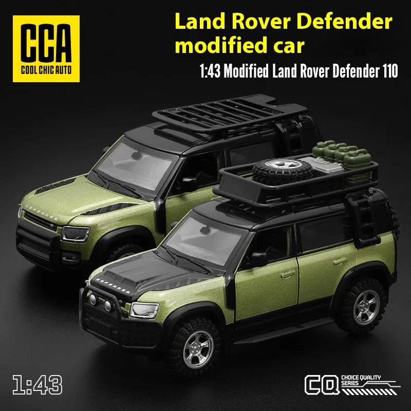 Premium Diecast Alloy Model Car 1-43 Scale Land Rover Defender 110 Assembly Modification Series For Collectors - ToylandEU