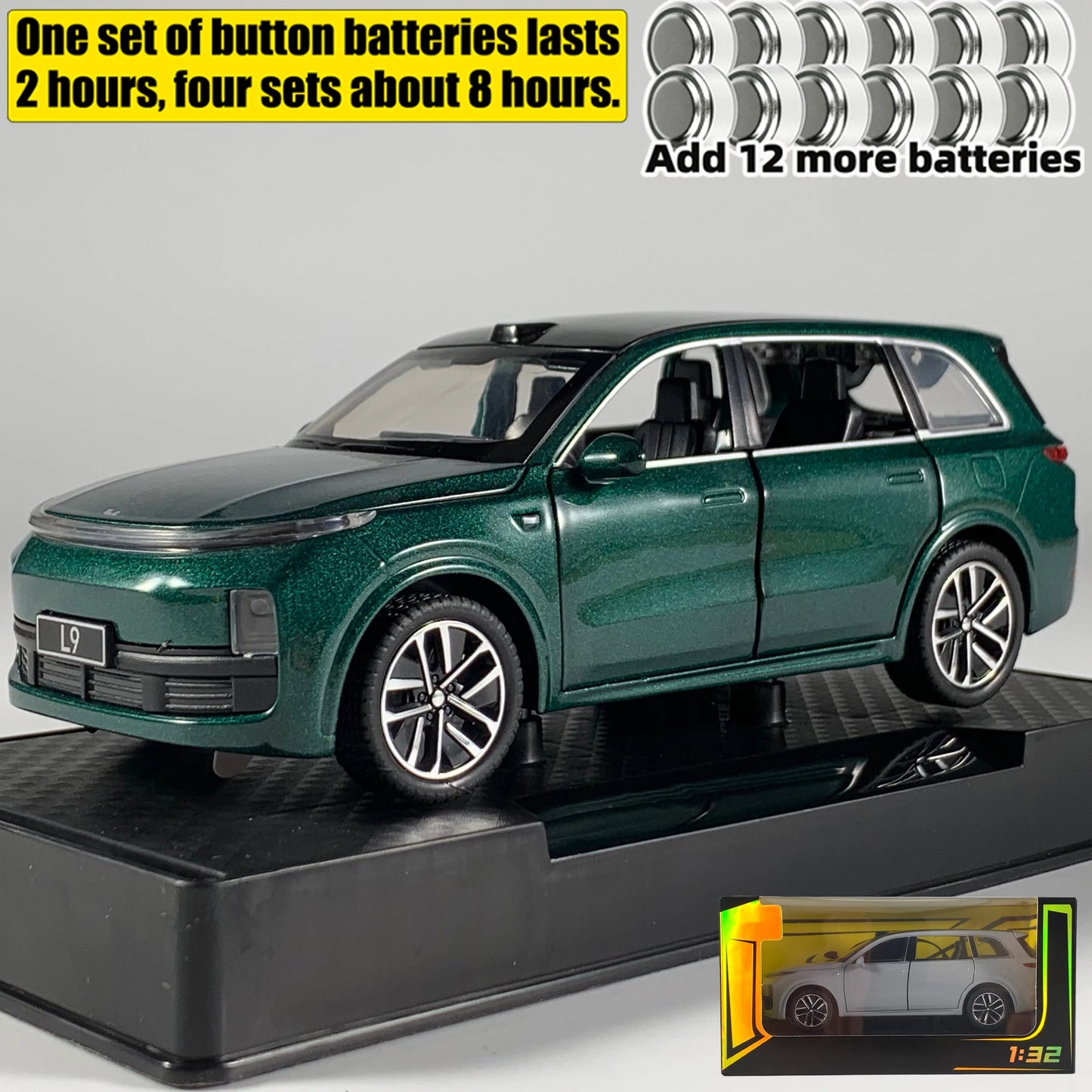 Premium Diecast Alloy One To Thirty Two Scale Li Auto L9 SUV Model Car For Collectors And Auto Enthusiasts - ToylandEU