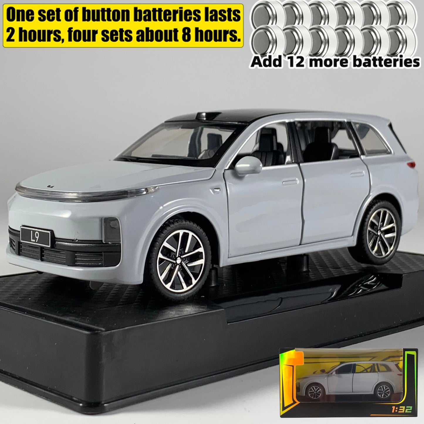 Premium Diecast Alloy One To Thirty Two Scale Li Auto L9 SUV Model Car For Collectors And Auto Enthusiasts - ToylandEU