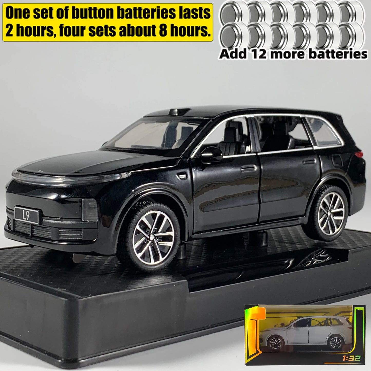 Premium Diecast Alloy One To Thirty Two Scale Li Auto L9 SUV Model Car For Collectors And Auto Enthusiasts - ToylandEU