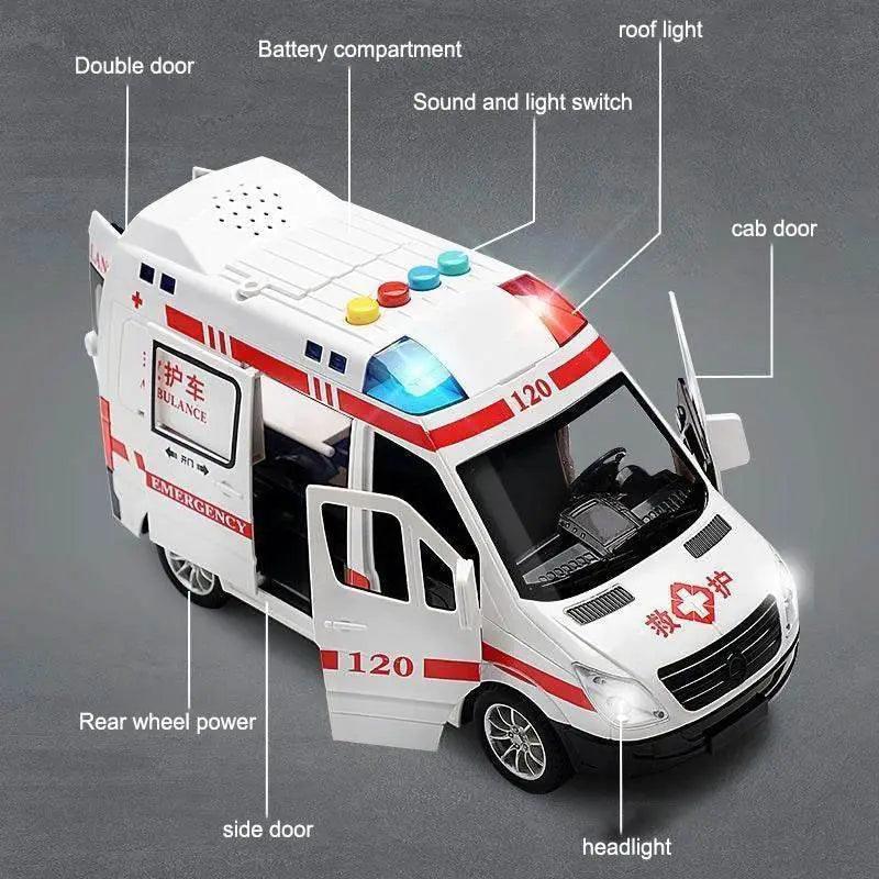  Premium Diecast Ambulance Model Scale 1to24 Toyland EU -  ToylandEU™