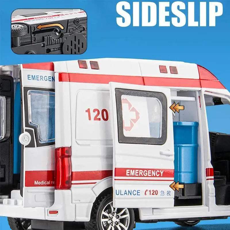  Premium Diecast Ambulance Model Scale 1to24 Toyland EU -  ToylandEU™