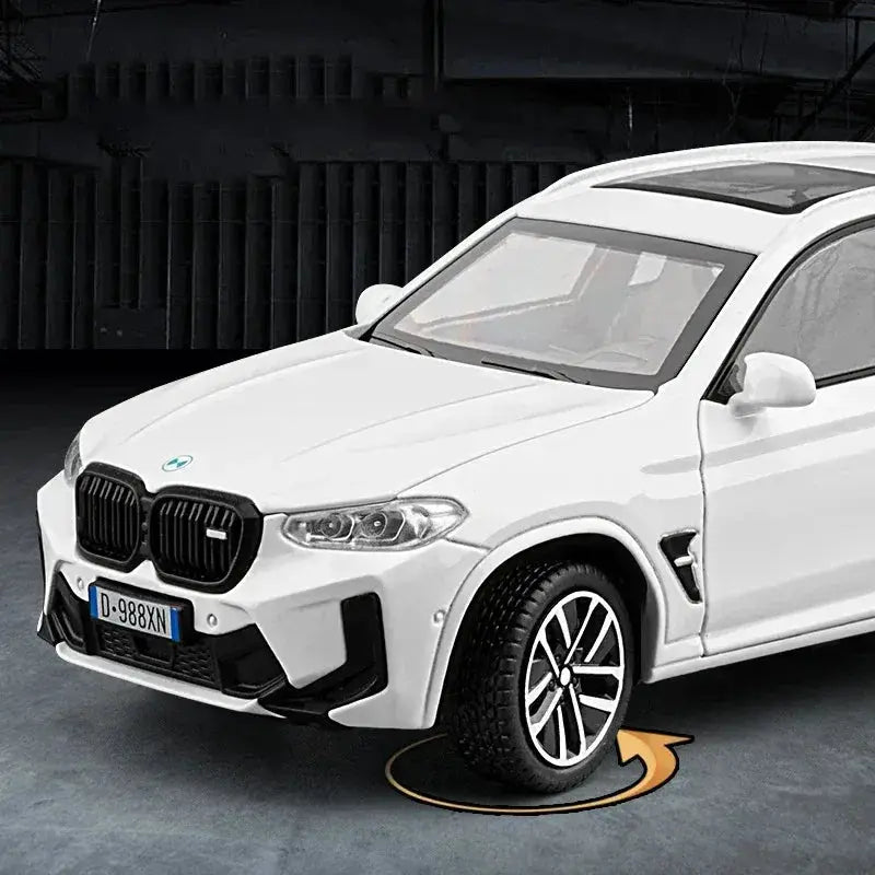 Premium Diecast BMW X3M Model Car With Pull Back Sound - ToylandEU