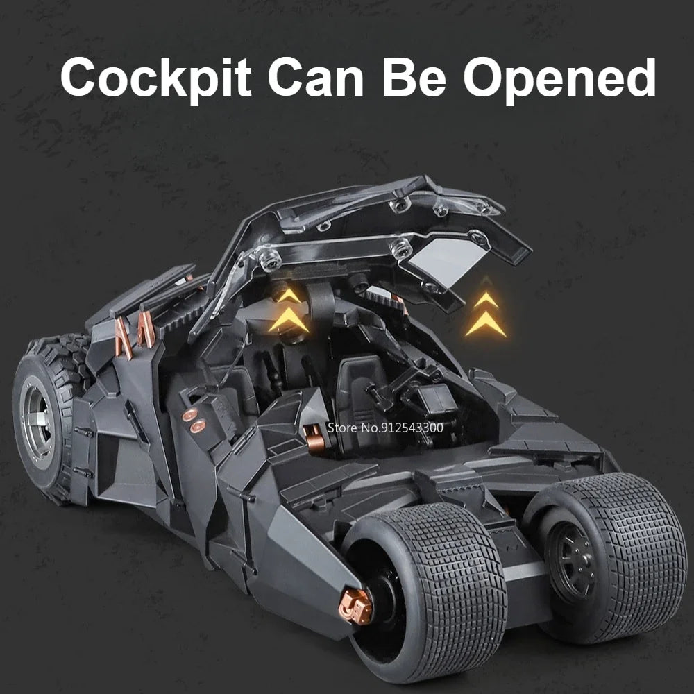 Premium Diecast Batmobile Model Car Sound And Light For Collectors - ToylandEU