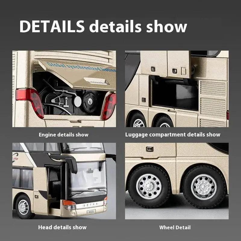  Premium Diecast Bus Model 1to30 Scale Toyland EU -  ToylandEU™