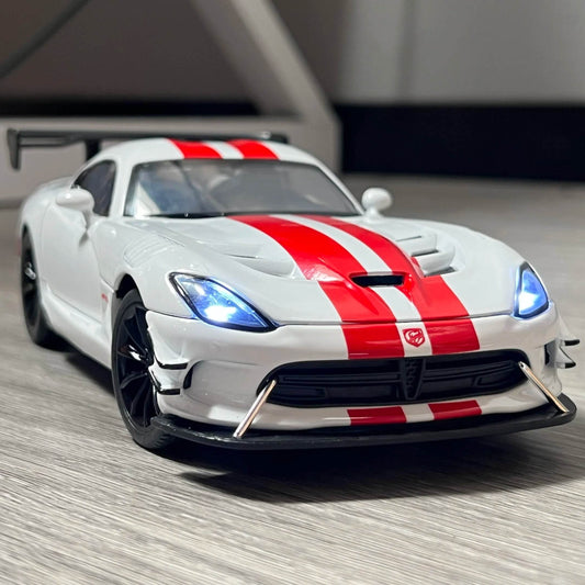 Premium Diecast Car 1 24 Scale Alloy Body Dodge Viper ACR 2016 For Car Enthusiasts And Collectors - ToylandEU