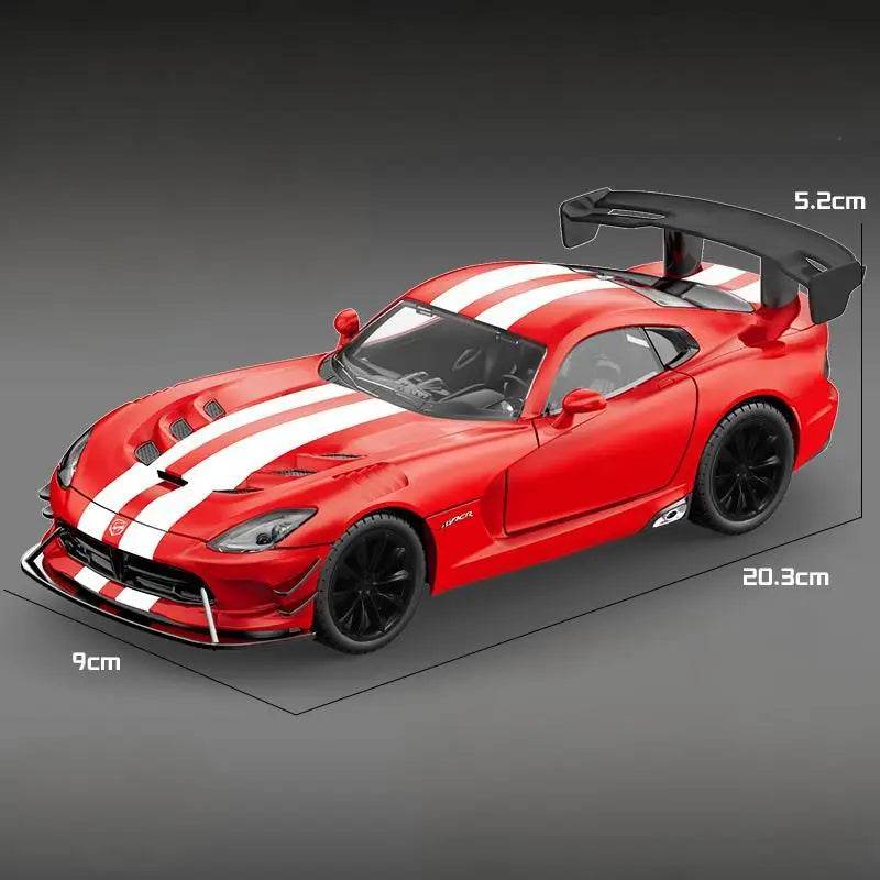 Premium Diecast Car 1 24 Scale Alloy Body Dodge Viper ACR 2016 For Car Enthusiasts And Collectors - ToylandEU