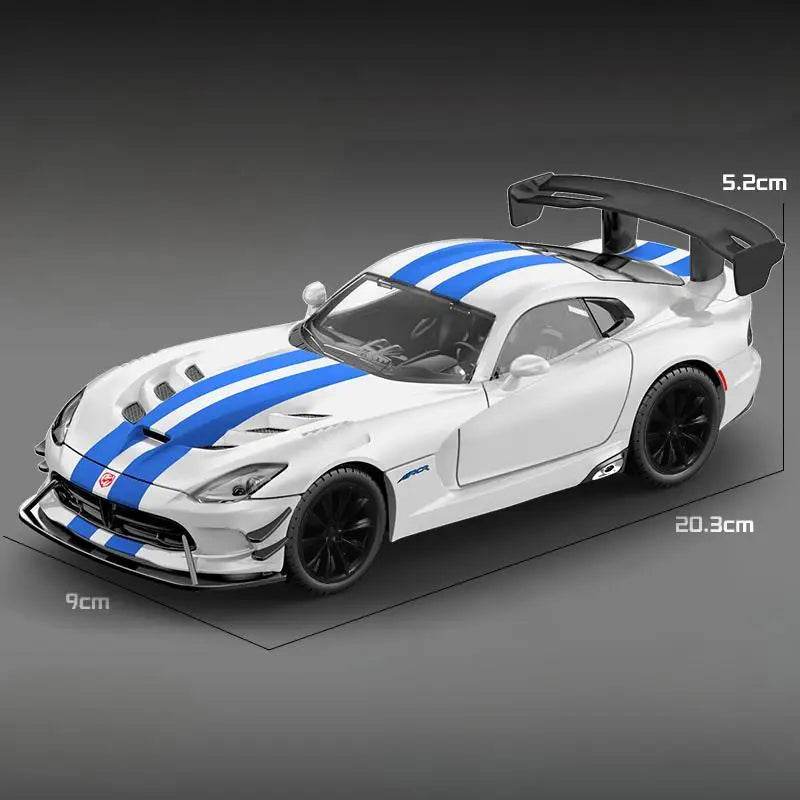Premium Diecast Car 1 24 Scale Alloy Body Dodge Viper ACR 2016 For Car Enthusiasts And Collectors - ToylandEU