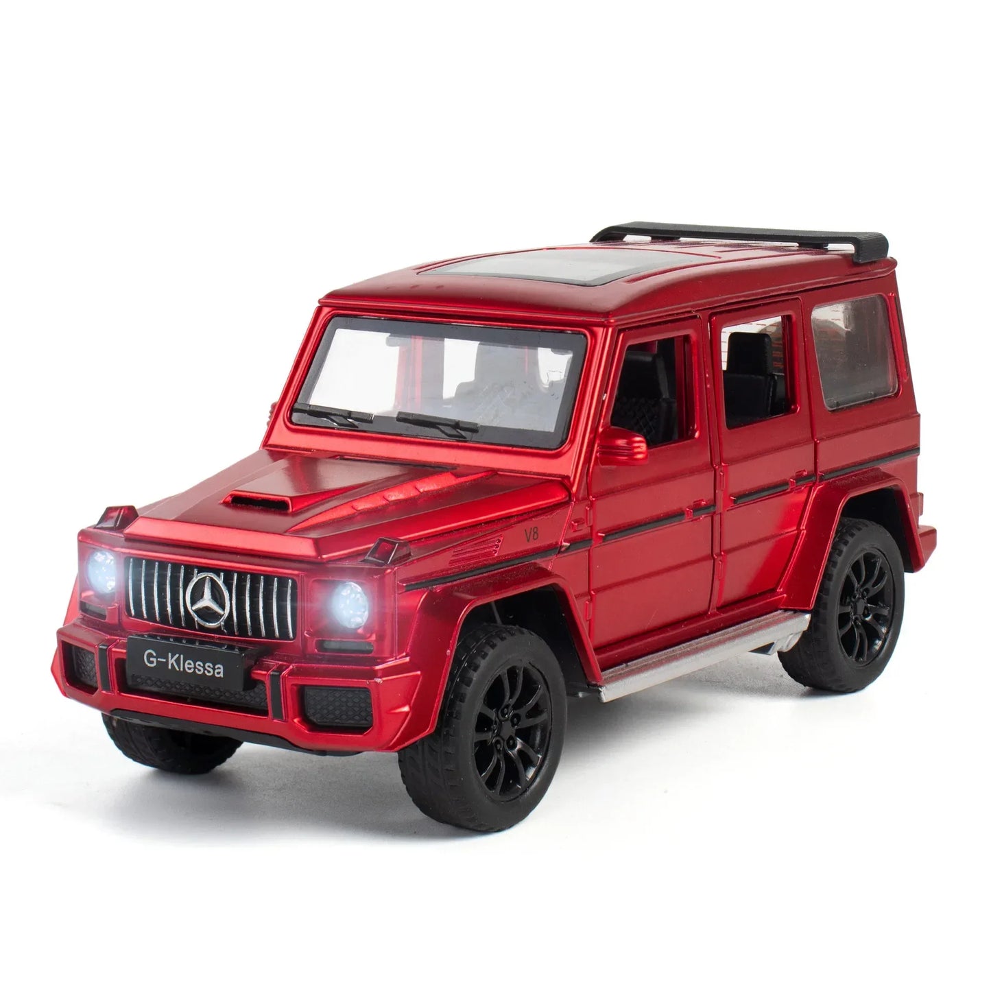 Premium Diecast Car 1 32 Mercedes G63 AMG Sound Light Pull Back Toy For Kids - ToylandEU