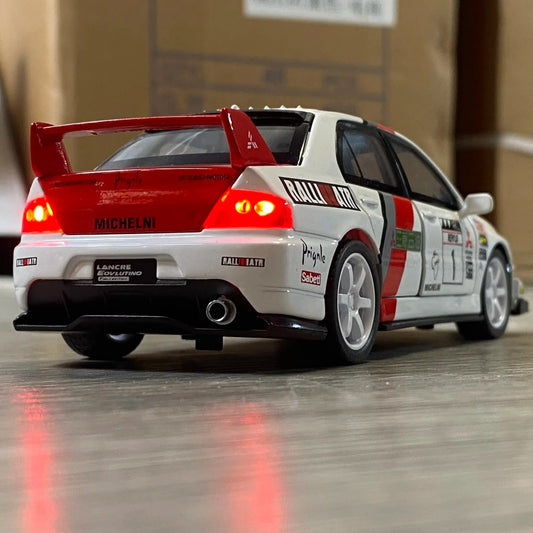 Premium Diecast Car 1:32 Mitsubishi Lancer Evolution EVO Petro Version For Fans - ToylandEU