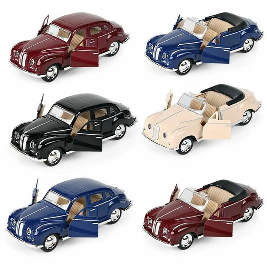Premium Diecast Car 1 To 32 Scale Alloy Cabriolet Pull Back Vintage Model For Collectors And Gift Givers - ToylandEU