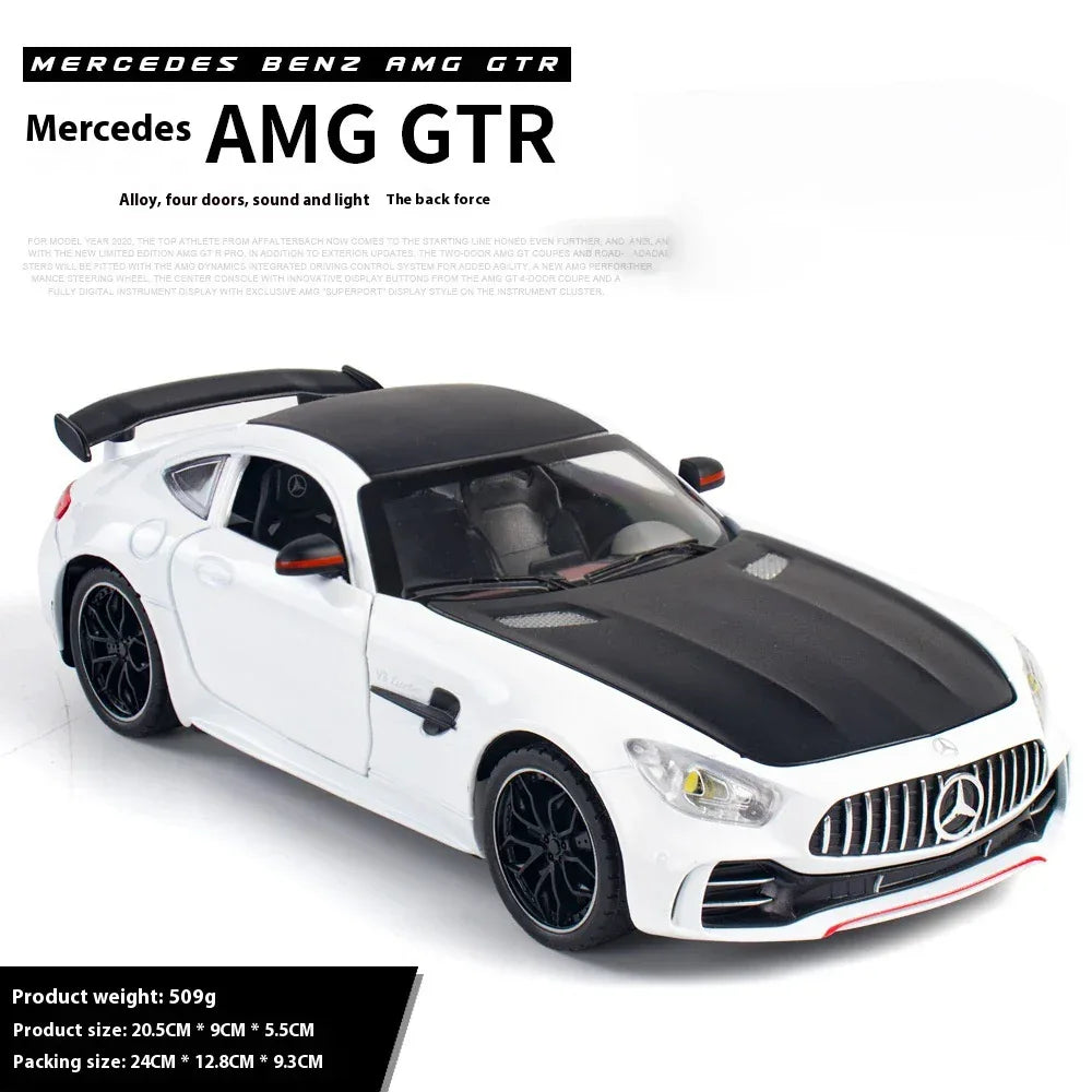 Premium Diecast Car Alloy Model Mercedes Benz GT AMG For Car Enthusiasts - ToylandEU