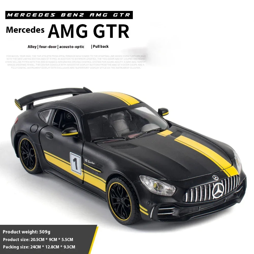 Premium Diecast Car Alloy Model Mercedes Benz GT AMG For Car Enthusiasts - ToylandEU