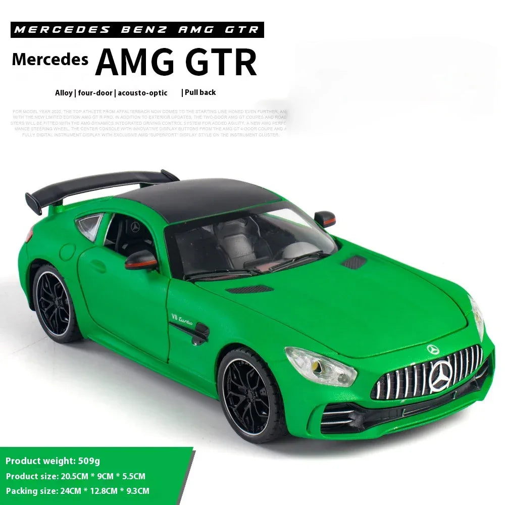 Premium Diecast Car Alloy Model Mercedes Benz GT AMG For Car Enthusiasts - ToylandEU