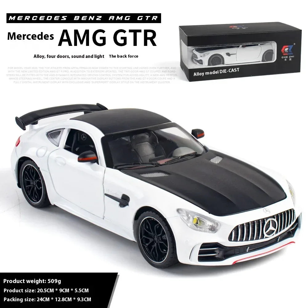 Premium Diecast Car Alloy Model Mercedes Benz GT AMG For Car Enthusiasts - ToylandEU