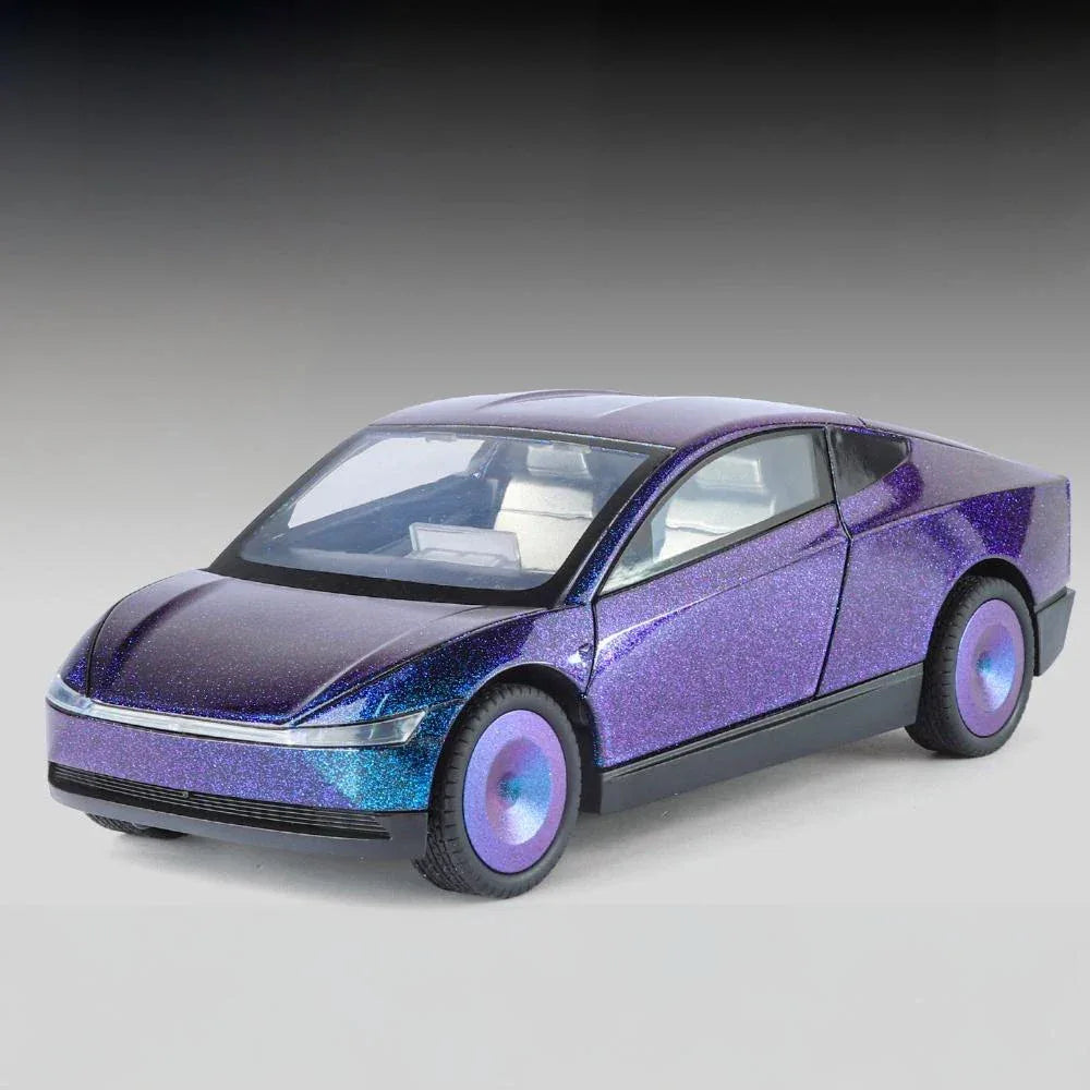 Premium Diecast Car Alloy Robotaxi Cybercab 1:24 With Sound And Light For Boys - ToylandEU