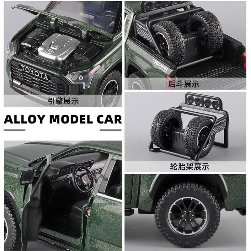 Premium Diecast Car Metal Body Toyota Tundra For Kids - ToylandEU