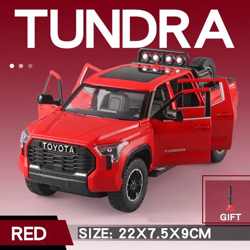 Premium Diecast Car Metal Body Toyota Tundra For Kids - ToylandEU