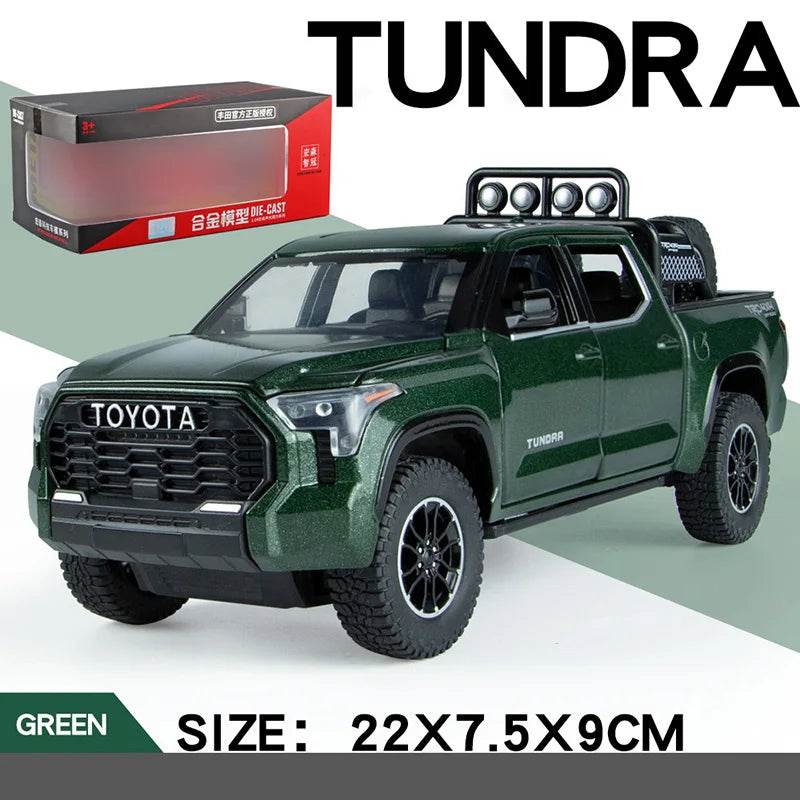Premium Diecast Car Metal Body Toyota Tundra For Kids - ToylandEU