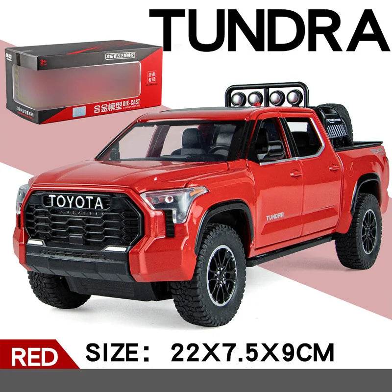 Premium Diecast Car Metal Body Toyota Tundra For Kids - ToylandEU