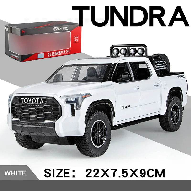 Premium Diecast Car Metal Body Toyota Tundra For Kids - ToylandEU
