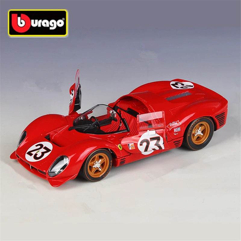 Premium Diecast Car Model 1 24 Ferrari 330 P4 Daytona Gift - ToylandEU