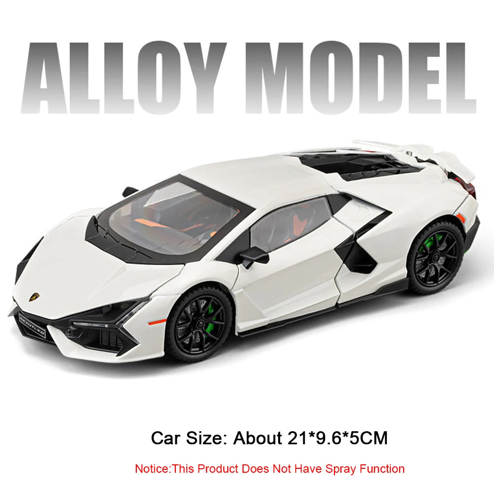 Premium Diecast Car Model 1 24 Scale With Sound And Light Doors Open For Kids Great Gift - ToylandEU